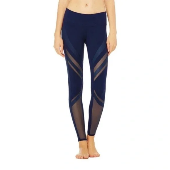 ALO epic legging in rich navy - Picture 2 of 6